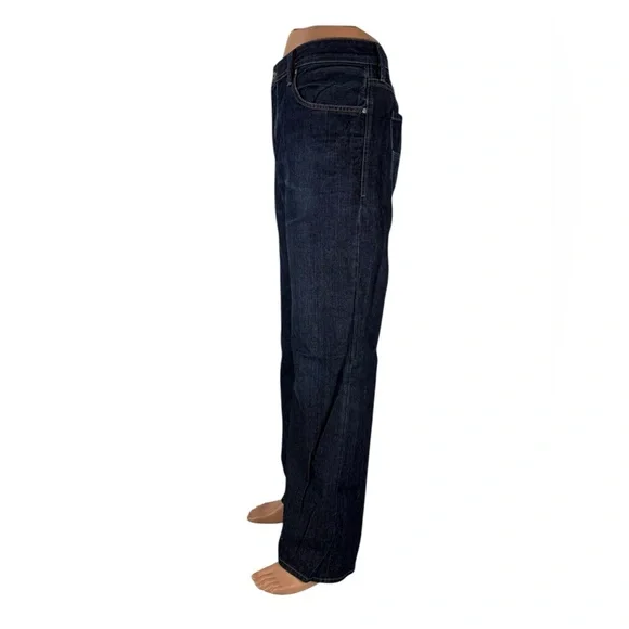 DIESEL Mens 38 X 32 Jeans Larkee Wash 0RUS7 Blue Regular Straight 100% Cotton